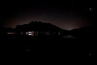Mount Inglismaldie on clear night