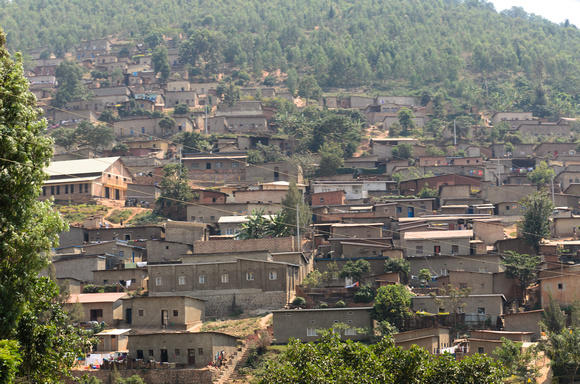 Kigali - Houses on a hill